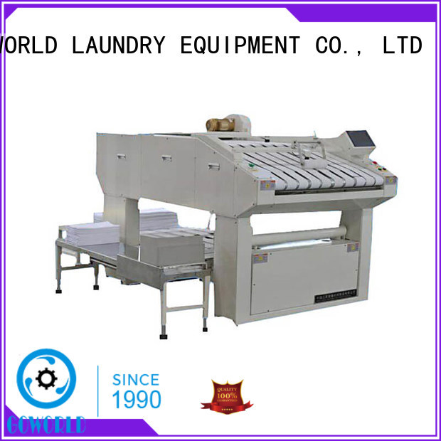GOWORLD automatic folding machine intelligent control system for laundry factory