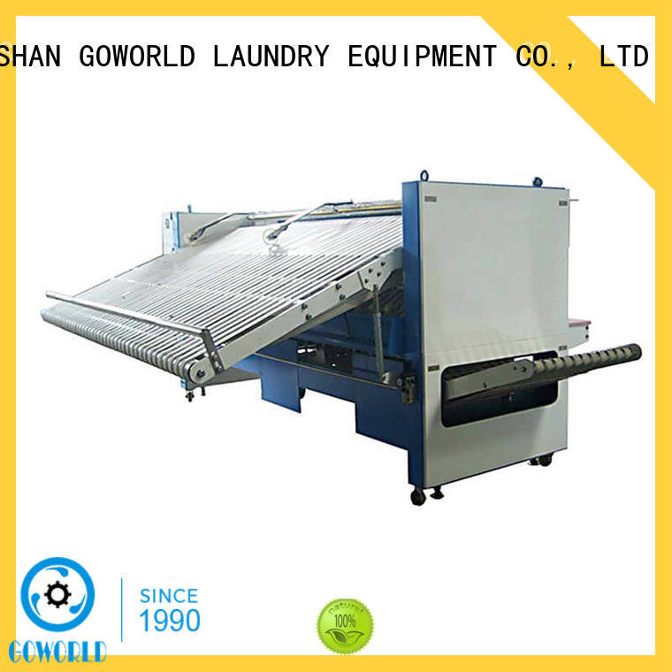 GOWORLD intelligent towel folding machine high speed for textile industries