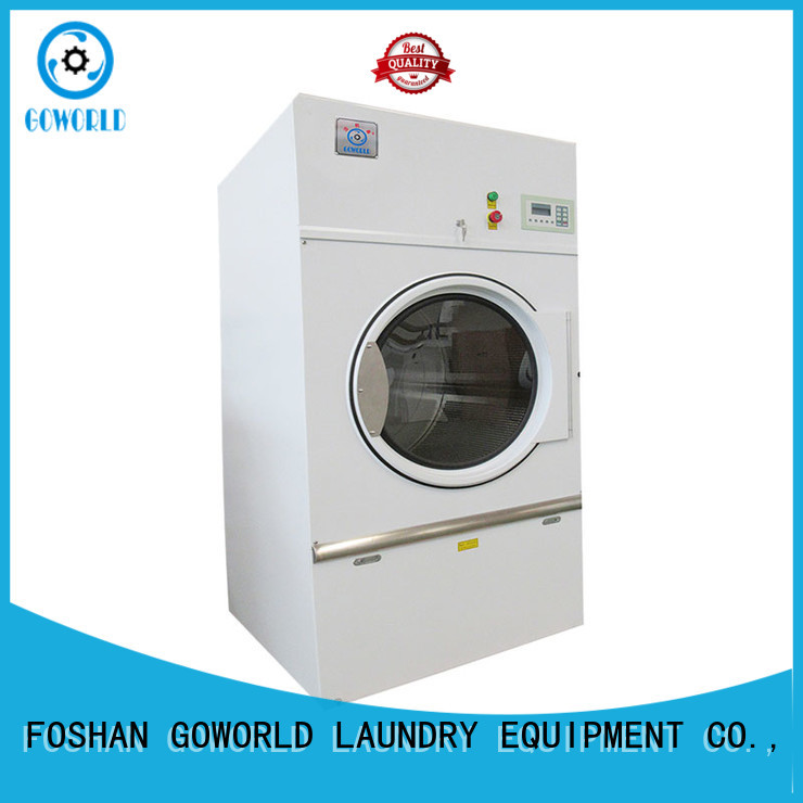 GOWORLD safe electric tumble dryer simple installation for laundry plants