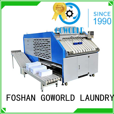 GOWORLD intelligent towel folder high speed for laundry factory