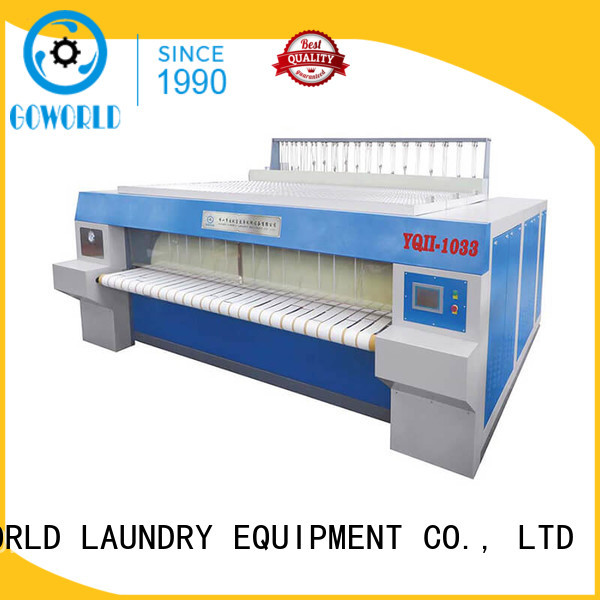 GOWORLD high quality flat work ironer machine easy use for laundry shop
