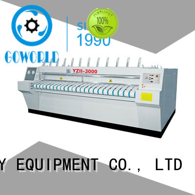 GOWORLD ironing ironer machine free installation for textile industries