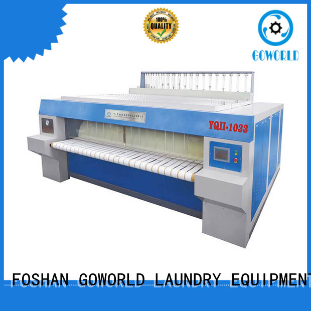 GOWORLD heat proof ironer machine easy use for hotel