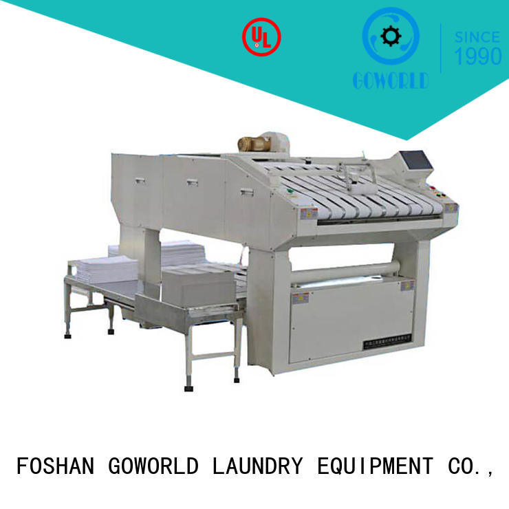 multifunction commercial laundry folding machine intelligent control system for laundry factory GOWORLD