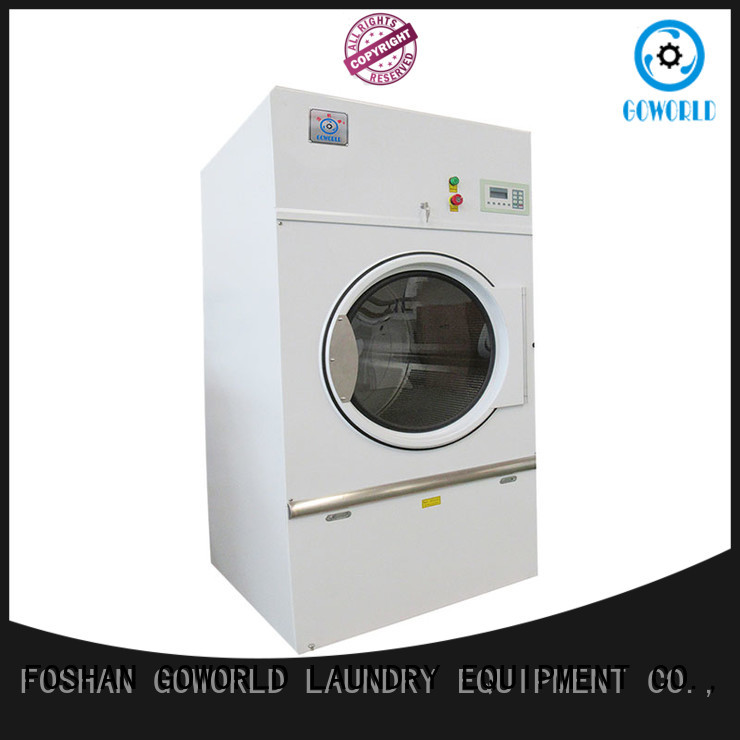 GOWORLD Stainless steel industrial tumble dryer factory price for hotel