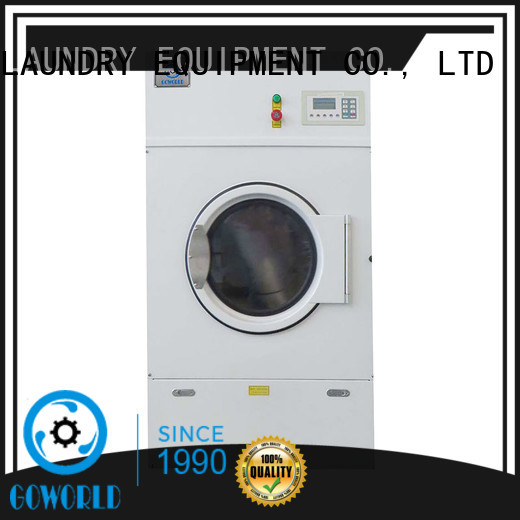 GOWORLD safe laundry dryer machine simple installation for laundry plants