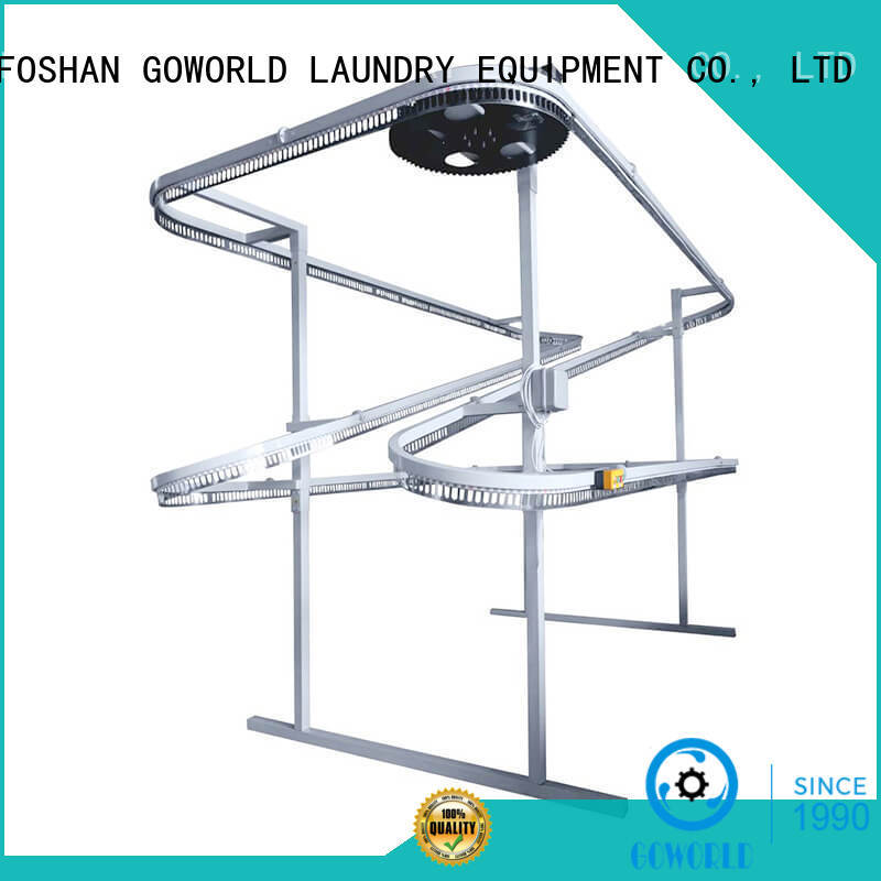 GOWORLD spotting laundry conveyor for sale for shop