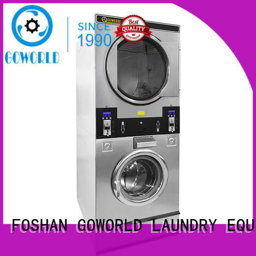 automatic self service laundry equipment combo natural gas heating for service-service center