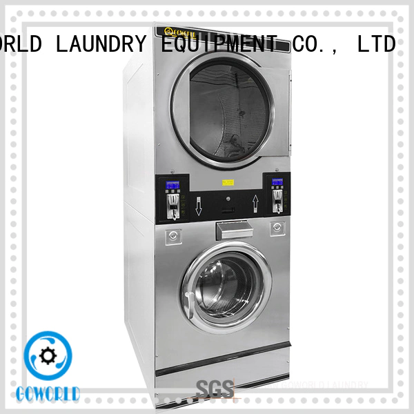 GOWORLD self laundry machine steam heating for school