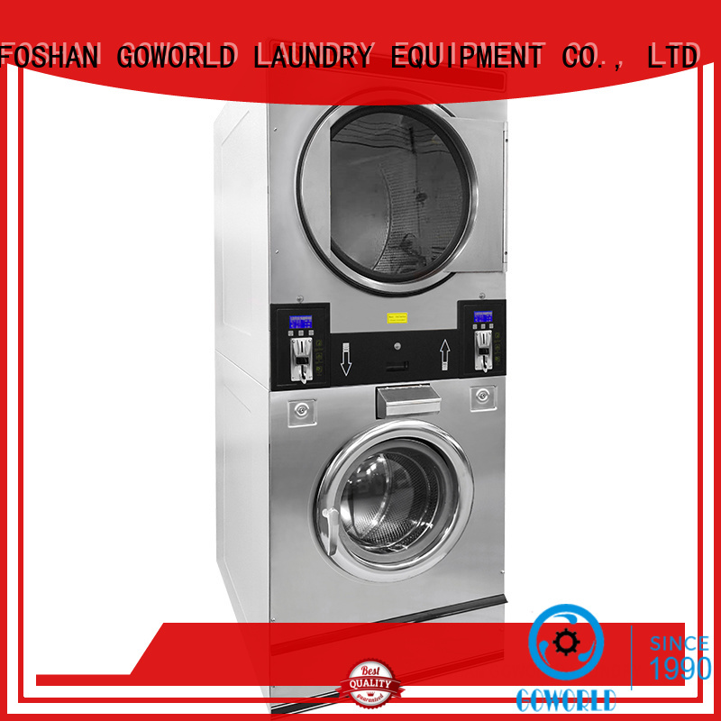 safe use self service laundry equipment double electric heating for hotel