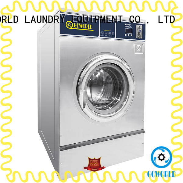 GOWORLD fire self-service laundry machine natural gas heating for school
